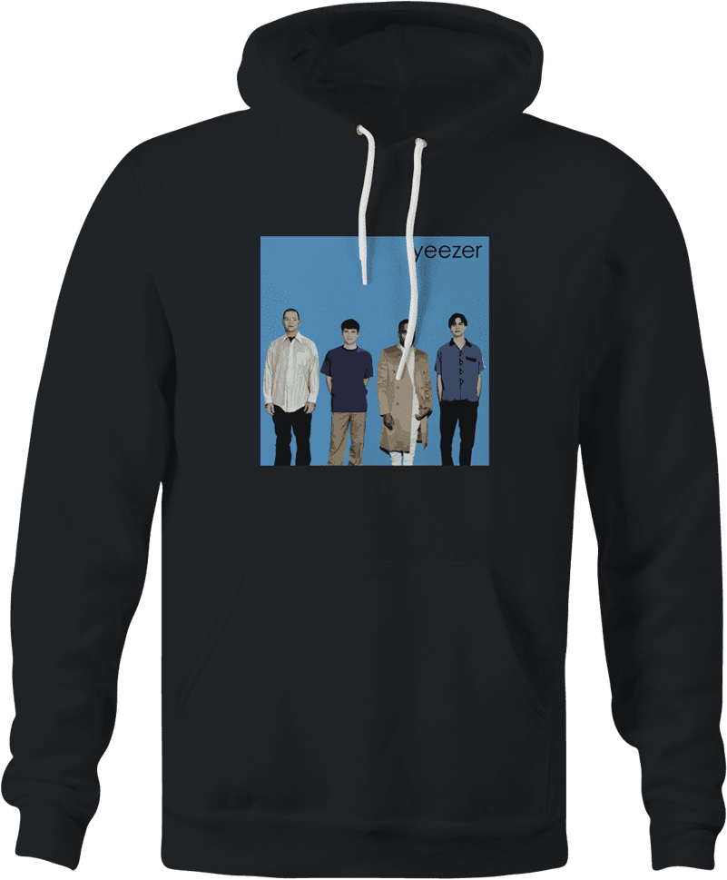 weezer yeezer kanye west yeezus black hoodie 