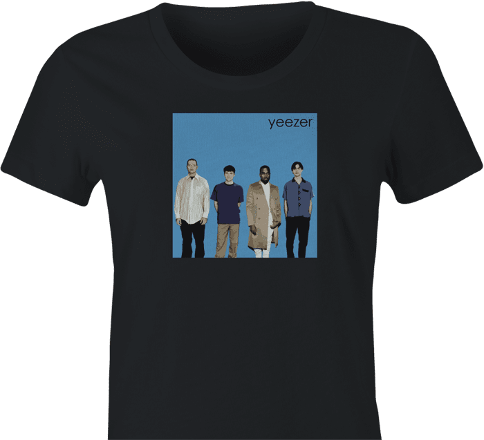 weezer yeezer kanye west yeezus women's t-shirt