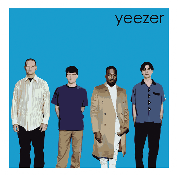 weezer yeezer kanye west yeezus white t-shirt