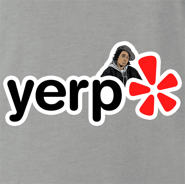 Funny Yerp! Snoop From The Wire Parody Ash Gray tee
