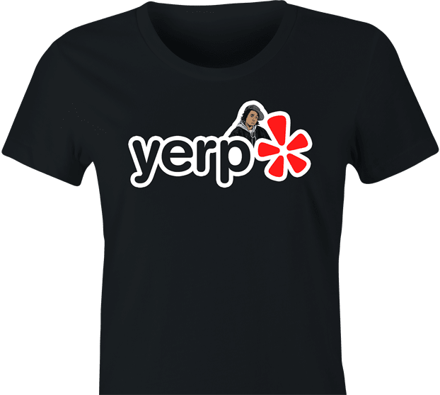 Funny Yerp! Snoop From The Wire Parody T-Shirt Women's Black
