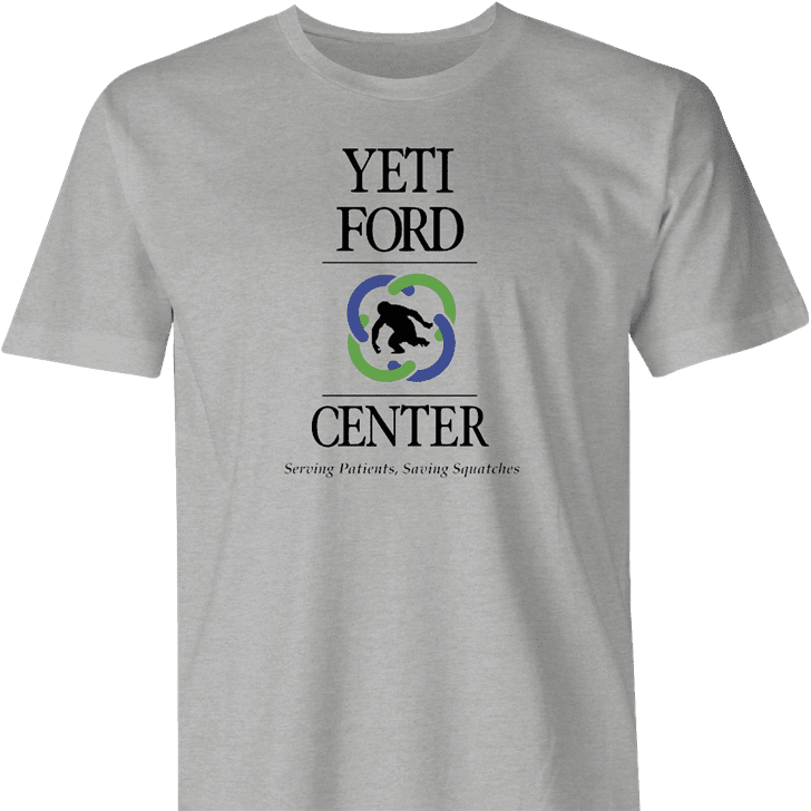 Funny Bigfoot, Sasquatch, Yeti Drinking Parody men's ash t-shirt 