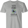 Funny Bigfoot, Sasquatch, Yeti Drinking Parody men's ash t-shirt 
