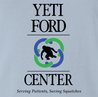 Funny Bigfoot, Sasquatch, Yeti Drinking Parody men's light blue t-shirt 