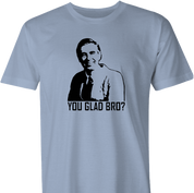 you glad bro mr rogers neighborhood men's light blue t-shirt