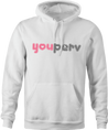 Funny you perv YouPorn Website Parody hoodie white