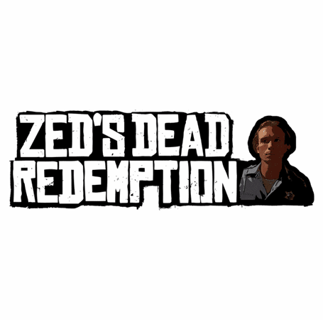 Funny Red Dead Redemption Zed from Pulp Fiction  parody t-shirt white