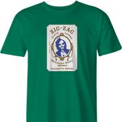 funny joaquin phoenix zig zag weed t-shirt men's green 
