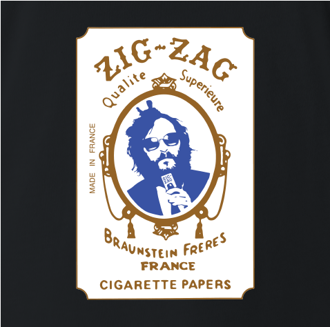 funny joaquin phoenix zig zag weed t-shirt black