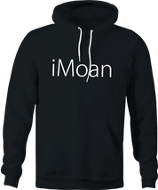 Funny iPhone Logo Mashup T-Shirt | The iMoan Parody Black Hoodie